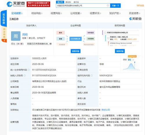 阿里巴巴成立5億注冊資本科技子公司，加碼計算機軟硬件布局